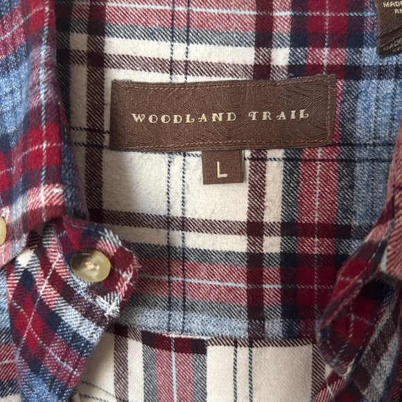 Woodland Trail Men's Plaid Shirt - Picture 4 of 5